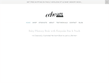 Tablet Screenshot of echoartbindery.com